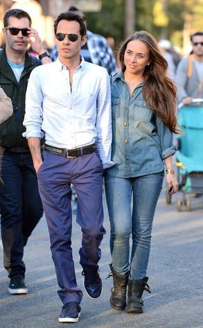 JLo está encantada con la novia de Marc Anthony (Y antes le queria arrancar los pelos)