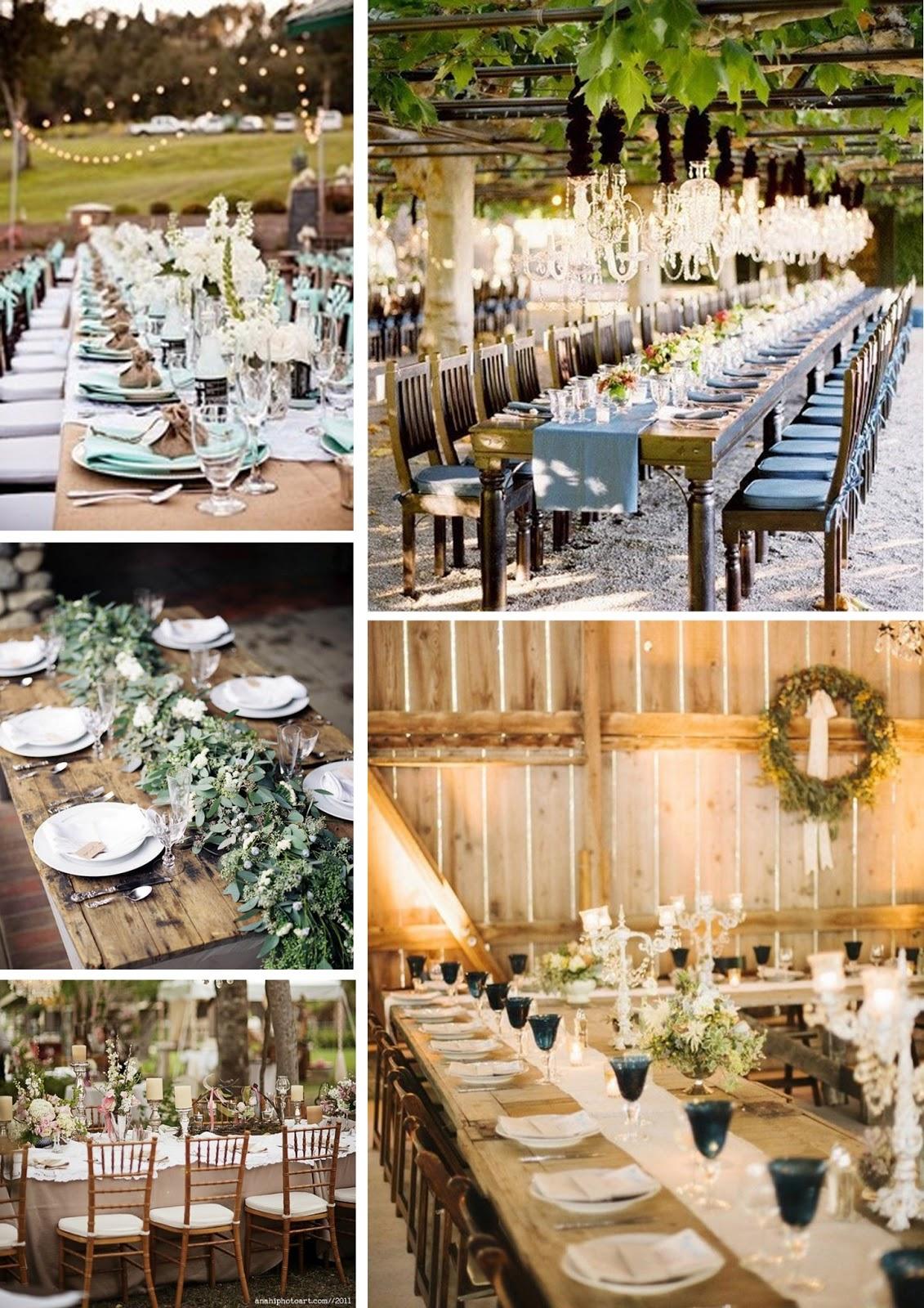 Decoración de mesas de boda