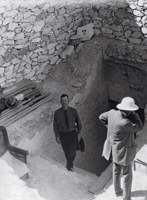 Tesoros egipcios en blanco y negro