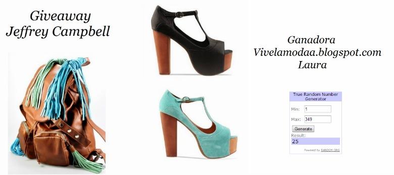 Estampado floral y Ganadora del Sorteo Jeffrey Campbell