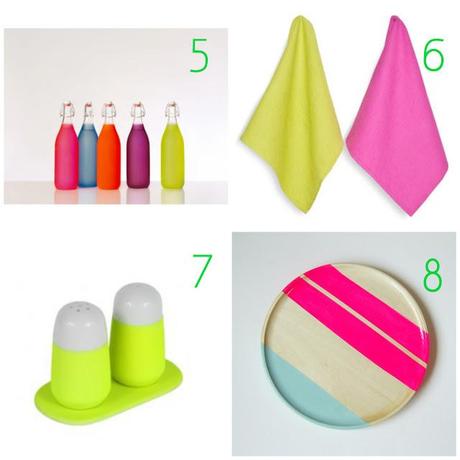 Un toque de fluor en la cocina ** Neon touch