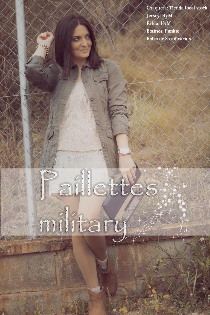 Paillettes military