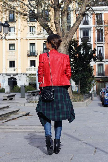 Red Biker Jacket