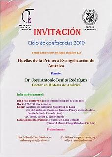 HUELLAS DE LA PRIMERA EVANGELIZACIÓN DEL PERÚ
