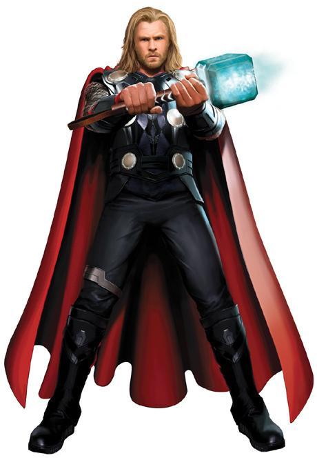 Y ahora… “Thor” de cuerpo entero.