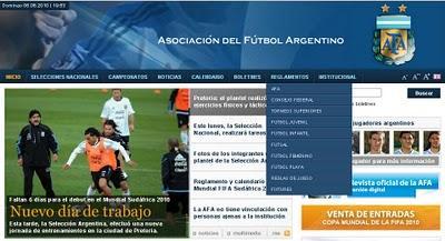 LOS SITIOS WEBS DE LAS FEDERACIONES QUE PARTICIPAN DE SUDÁFRICA 2010 LOS SITIOS WEBS DE LAS FEDERACIONES QUE PARTICIPAN DE SUDÁFRICA 2010