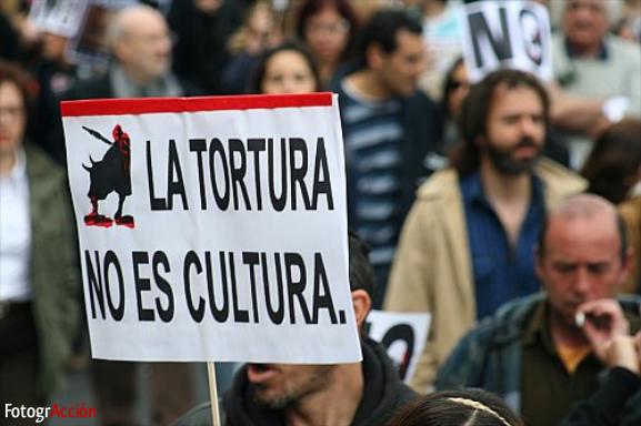 Manifestación Antitaurina “La cultura no es tortura”  (Ma...