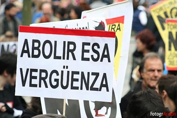 Manifestación Antitaurina “La cultura no es tortura”  (Ma...