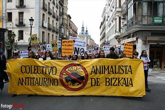 Manifestación Antitaurina “La cultura no es tortura”  (Ma...