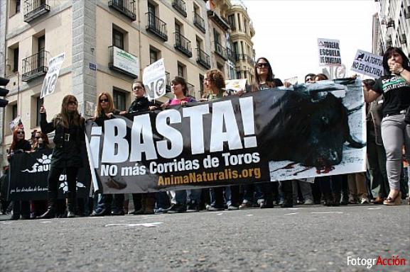 Manifestación Antitaurina “La cultura no es tortura”  (Ma...