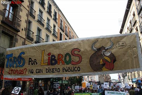 Manifestación Antitaurina “La cultura no es tortura”  (Ma...