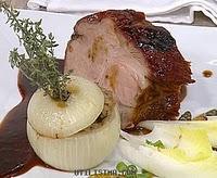 Recetas de Cocina: Bondiola con salsa de cerveza y endivias gratinadas