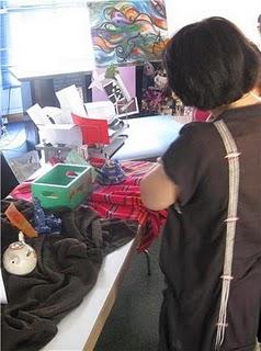 Personas con trastorno mental exponen sus creaciones artísticas en el Hospital Civil de Málaga