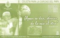 EL DOMINGO 27 DE JUNIO SE REALIZARÁ LA COLECTA DEL ÓBOLO DE SAN PEDRO