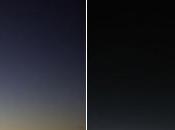 Luces extrañas cielo