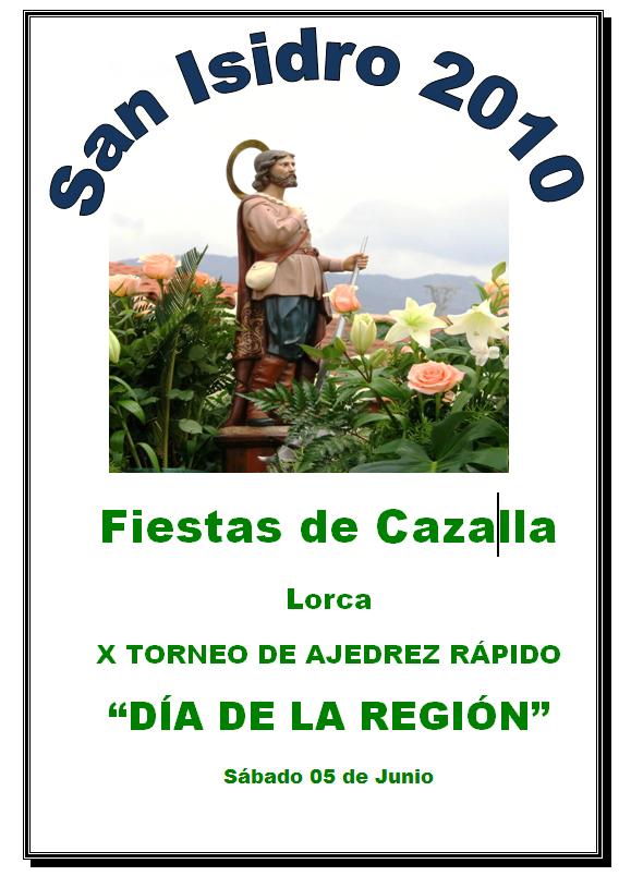 X TORNEO DE AJEDREZ RÁPIDO “DÍA DE LA REGIÓN” 2010