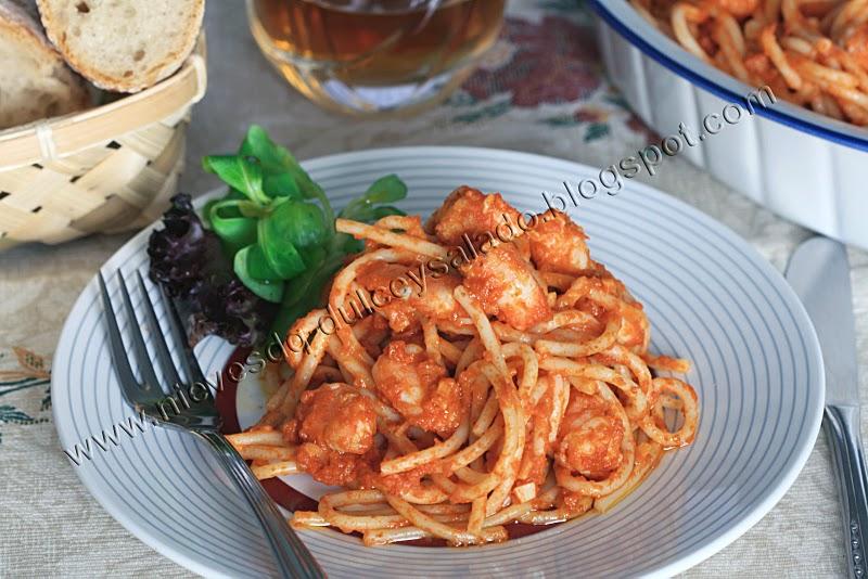 ESPAGUETTIS CON LANGOSTINOS