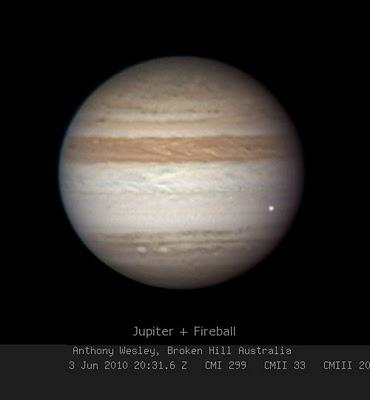 Astrónomos aficionados captan nuevo impacto en Júpiter