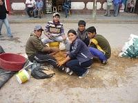 Alfombras de la I.E. Simón Bolívar para el CORPUS CHRISTI (Otuzco 2010 )