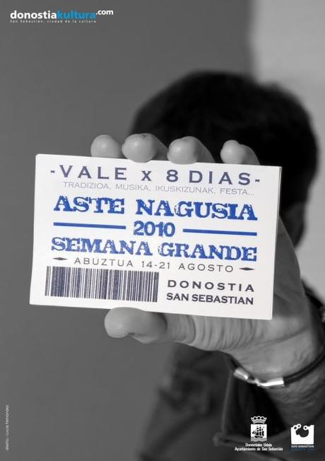Cartel ganador aste Nagusia Donosti 2010