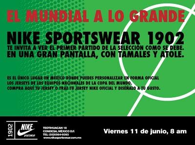 Celebra el Mundial en Nike NSW Condesa