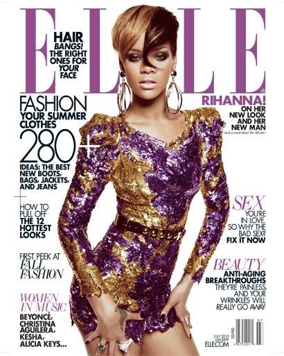 Rihanna: Elle Portada Julio 2010