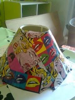 La lámpara pop-art de Estela La lámpara pop-art de Estela