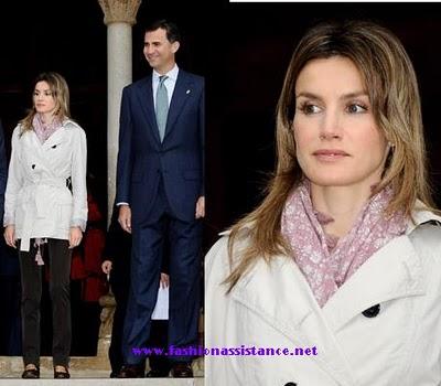 Dña. Letizia en Navarra. El look de la Princesa