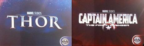 Se confirman los logos de Thor y Captain America: The First Avenger