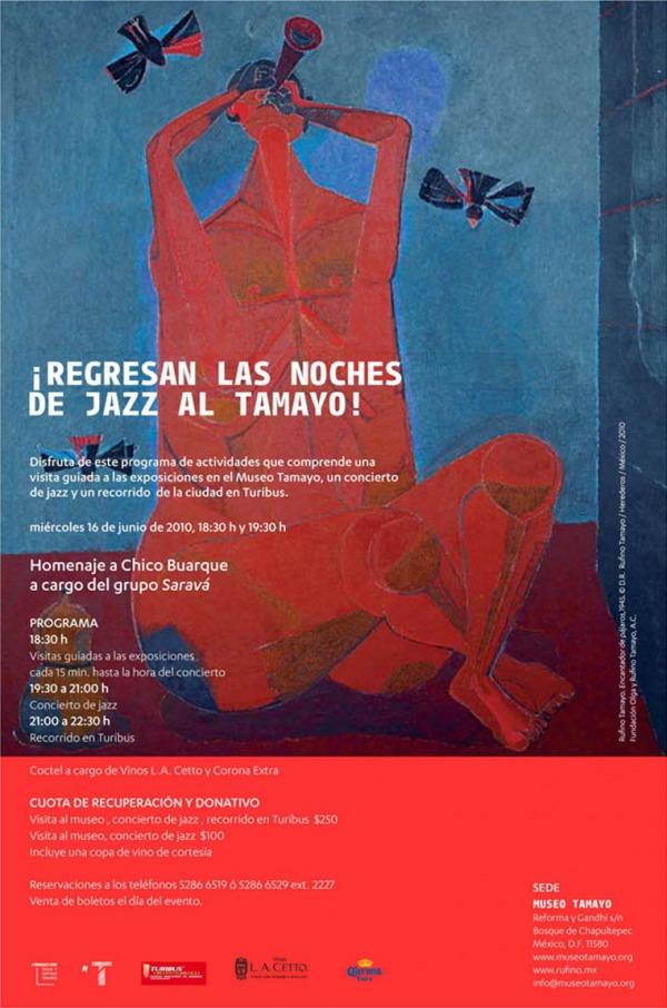 ¡Regresan las Noches de jazz al Museo Tamayo!