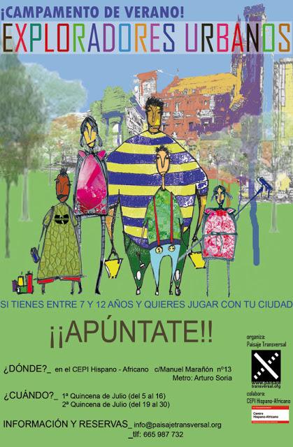 Campamento de verano EXPLORADORES URBANOS /// Madrid /// Julio 2010