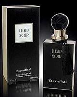 Estrías y perfume Elixir Noir de Stendhal