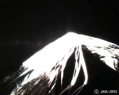JAXA consigue desplegar la primera vela solar en el espacio