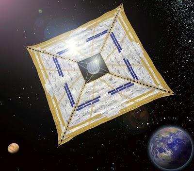 JAXA consigue desplegar la primera vela solar en el espacio
