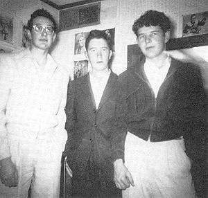 Buddy Holly, Larry Welborn y Bob Montgomery