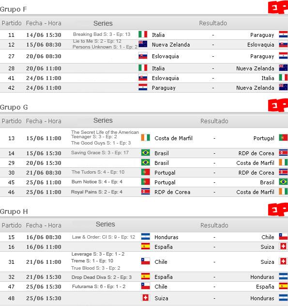 fixture mundial