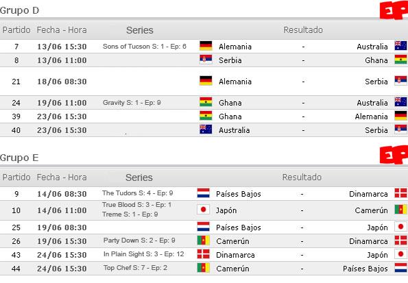 fixture mundial