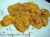 Langostinos crema