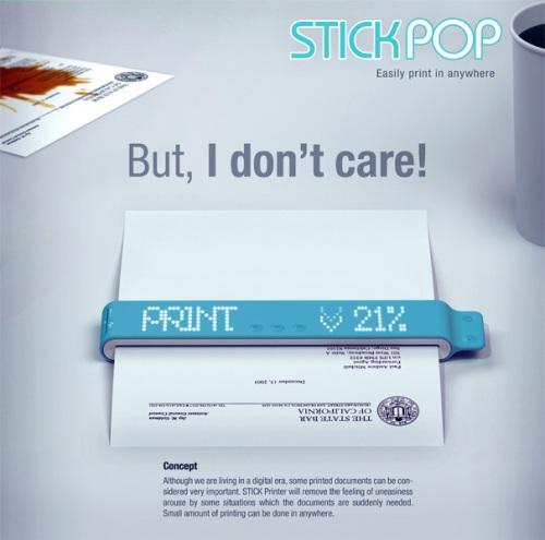 Pocket printer “Stick POP”
