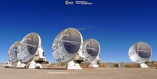 Un quinteto de antenas de ALMA