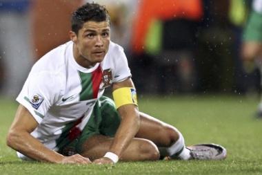 June 15, 2010 - Port Elizabeth, South Africa - epa02203676 Portugal's Cristiano Ronaldo reacts during the FIFA World Cup 2010 group G preliminary round match between Ivory Coast and Portugal at the Nelson Mandela Bay stadium in Port Elizabeth, South Africa, 15 June 2010. The match ended 0-0.