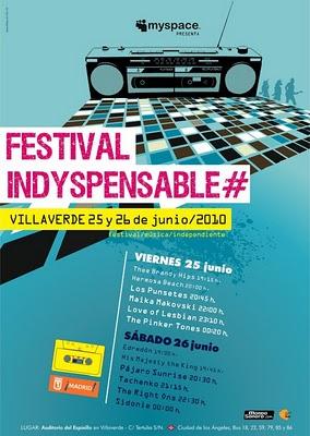 Cartel Definitivo Festival Indyspensable 2010