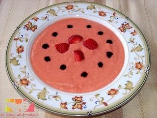 Receta de gazpacho de fresas