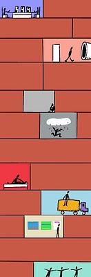 Jugando a ver a través de las paredes.