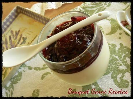 Panna Cotta liviana de lavanda