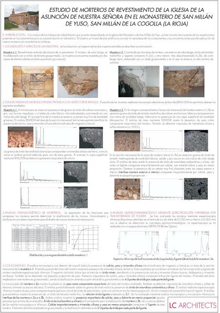Análisis de Morteros (Monasterio de Yuso)