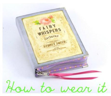 How To Wear It: Book clutch