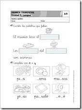 Lengua para primer grado