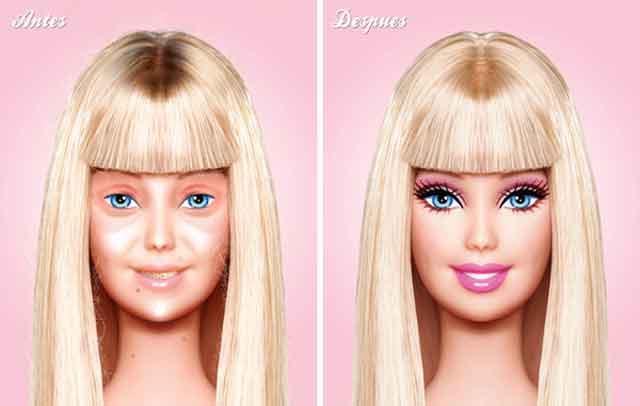 Barbie, la cara detrás del maquillaje - Paperblog