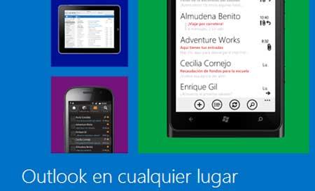 Outlook.com telefonos moviles